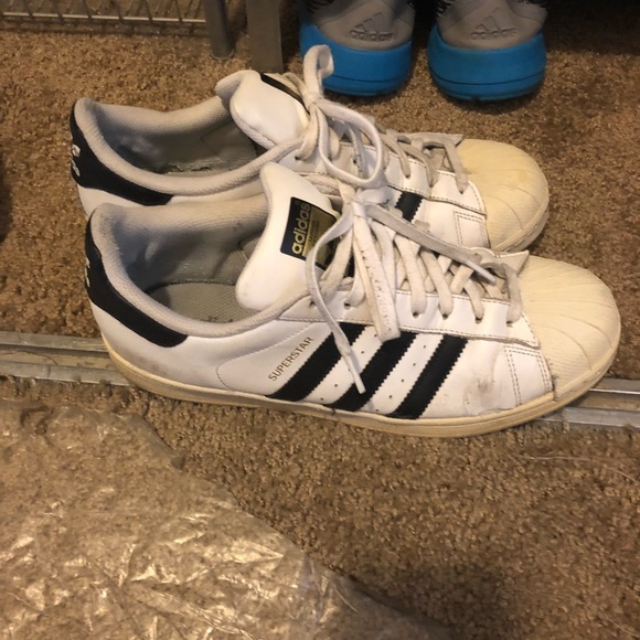 adidas superstar worn